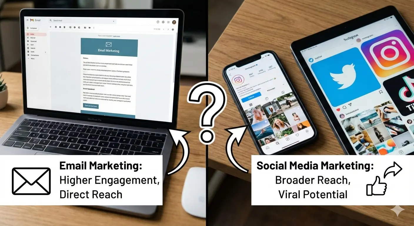 Email marketing vs Social Media